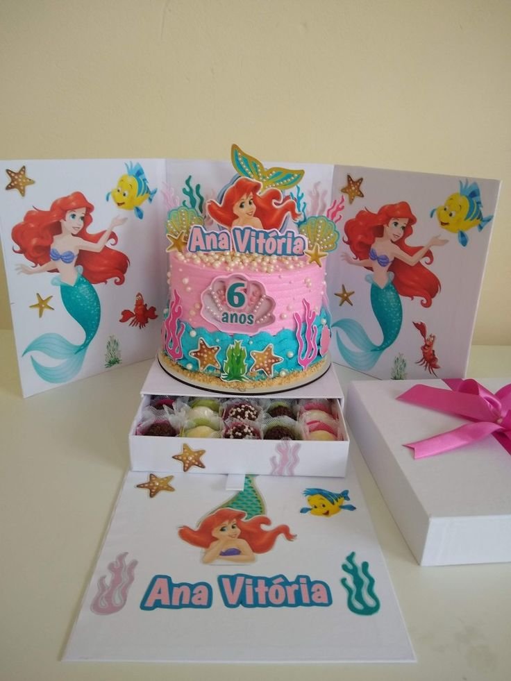 Box Premium Pequena Sereia Personalizada