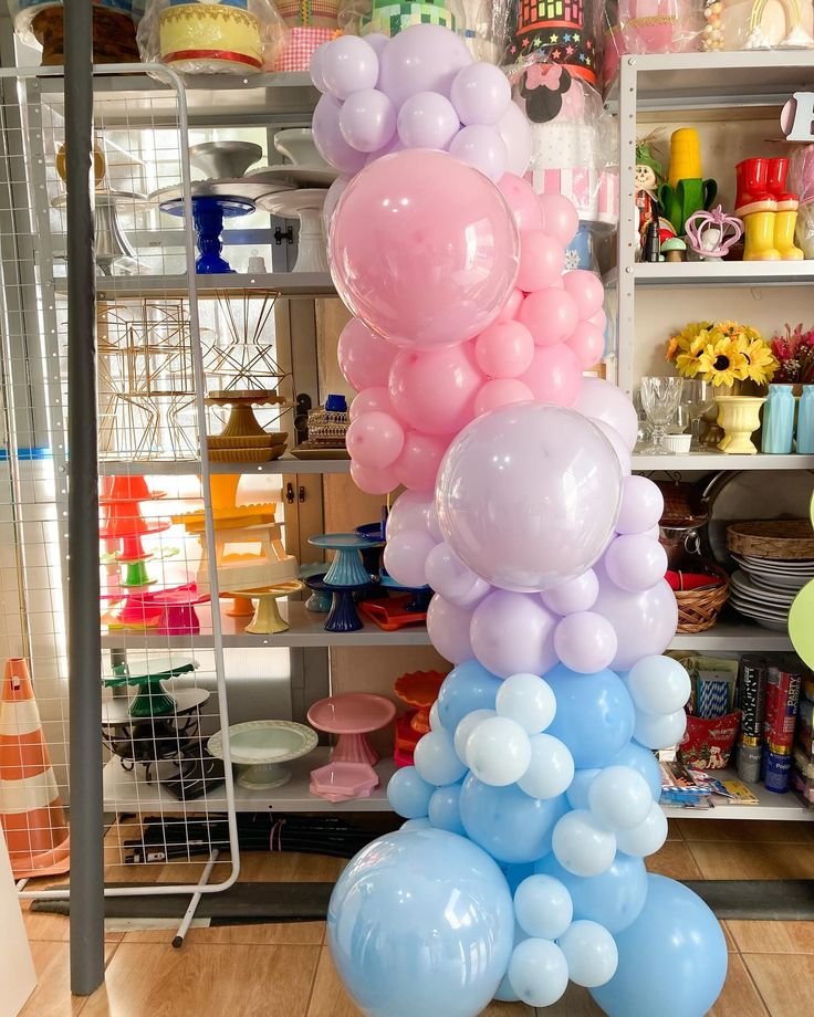 Arco de balão orgânico