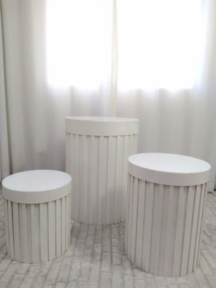 Trio de Cilindro Ripados